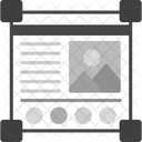Layout Application Content Management Icon
