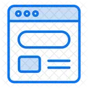 Template Website Web Layout Icon