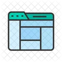 Layout Template Website Icon