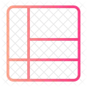 Left Bars Square Grid Icon