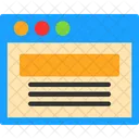Layout Mail Template Page Icon