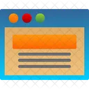 Layout Mail Template Page Icon