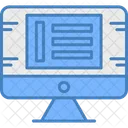 Computador De Layout Layout Web Icon