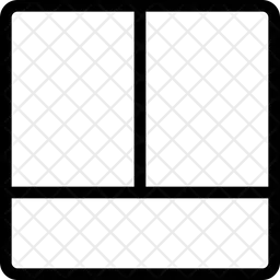 Layout da barra lateral inferior  Ícone