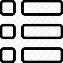 Layout Da Lista A Esquerda Ícone