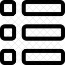 Layout Da Lista A Esquerda Ícone