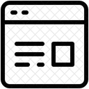 Navegador Interface SEO Ícone