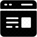 Navegador Interface SEO Ícone