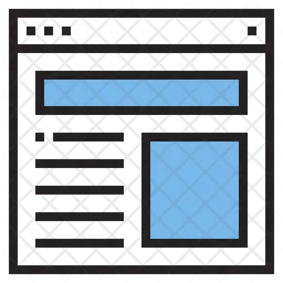 Layout da Web  Ícone