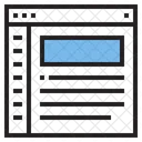 Layout da Web  Ícone