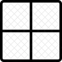 Layout De Grade Ícone