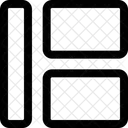 Layout De Ordem Esquerda Ícone