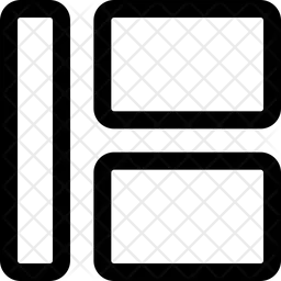 Layout de ordem esquerda  Ícone