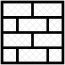 Layout de tijolos  Ícone