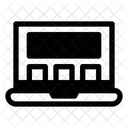 Web Design Layout Interface Ícone