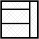 Esquerda Painel Layout Ícone