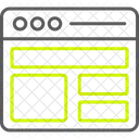 Layout Do Site Site Layout Ícone