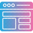 Layout Do Site Site Layout Ícone