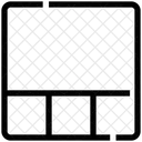 Layout Grade Secoes Ícone