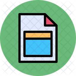 Layout File Icon  Icon