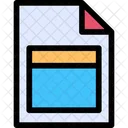 Layout File Icon  Icon