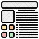 Layout Block Pattern Icon