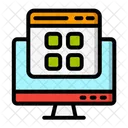 Layout Template Web Design Icon