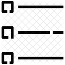 Layout List Menu Icon