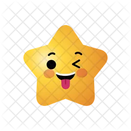Lazy Star Emoji Icon