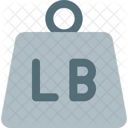 Lb Weight  Icon