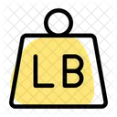 Lb Weight Weight Scale Icon