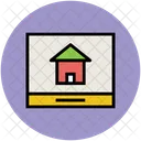 Lcd Screen House Icon