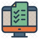 Lcd File Document Icon