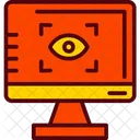 Lcd Monitor Eye Icon