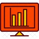 Lcd Monitor Online Graph Icon