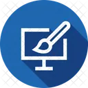 Lcd Brush Paint Icon
