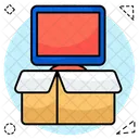 Lcd parcel  Icon