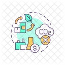 Climate Metrics Lct Low Carbon Transition 아이콘