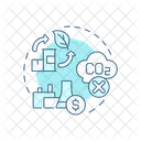 Climate Metrics Lct Low Carbon Transition 아이콘