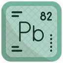 Lead Chemistry Periodic Table Icon