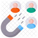 Lead Generation Magnet Lead Icon
