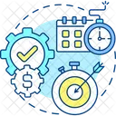 Lead time and punctuality  Symbol