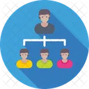 Leader Manager Hierarchy Icon