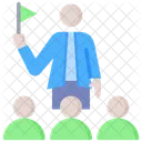 Leader Head Director Icon