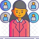 Leader Business Team Icon