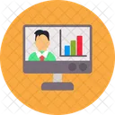 Leader Computer Analytics Computer Icon