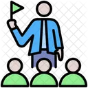 Leader Head Director Icon