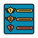 Leaderboard Ranking Gaming Icon