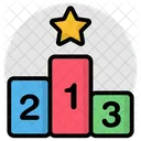 Leaderboard Podium Position Ranking Icon