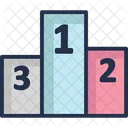 Leaderboards Medal Rostrum Podium Icon